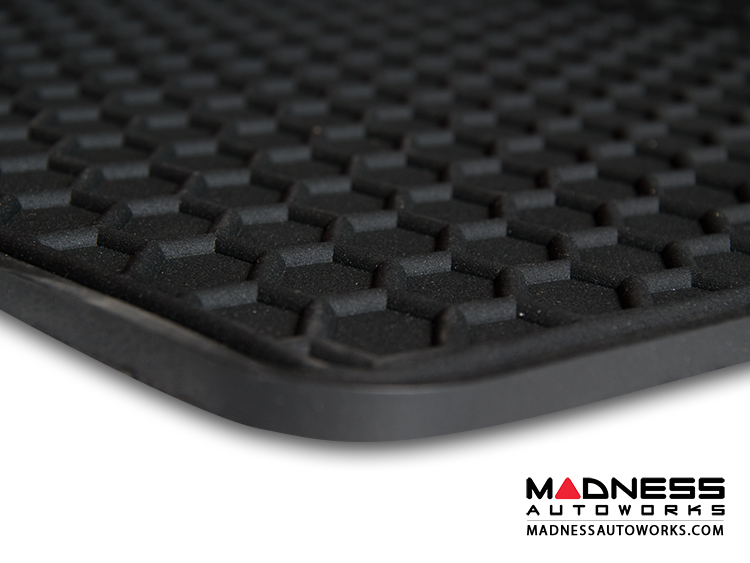 smart fortwo Floor Mats All Weather Rubber 451 model Deluxe